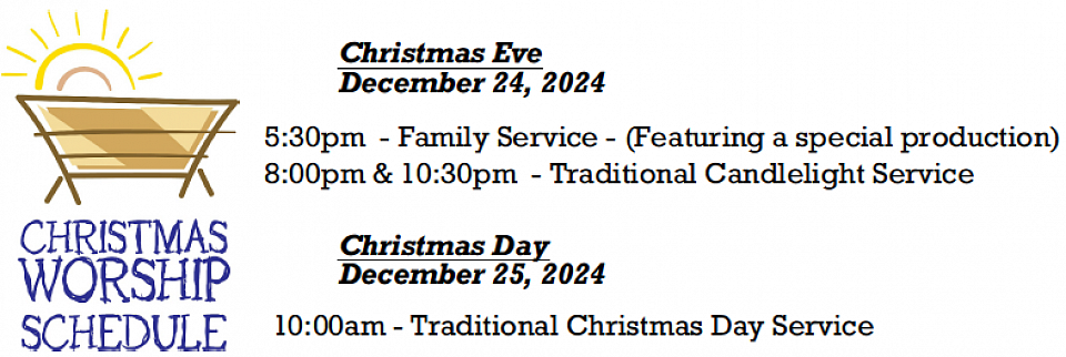 Xmas Service Times